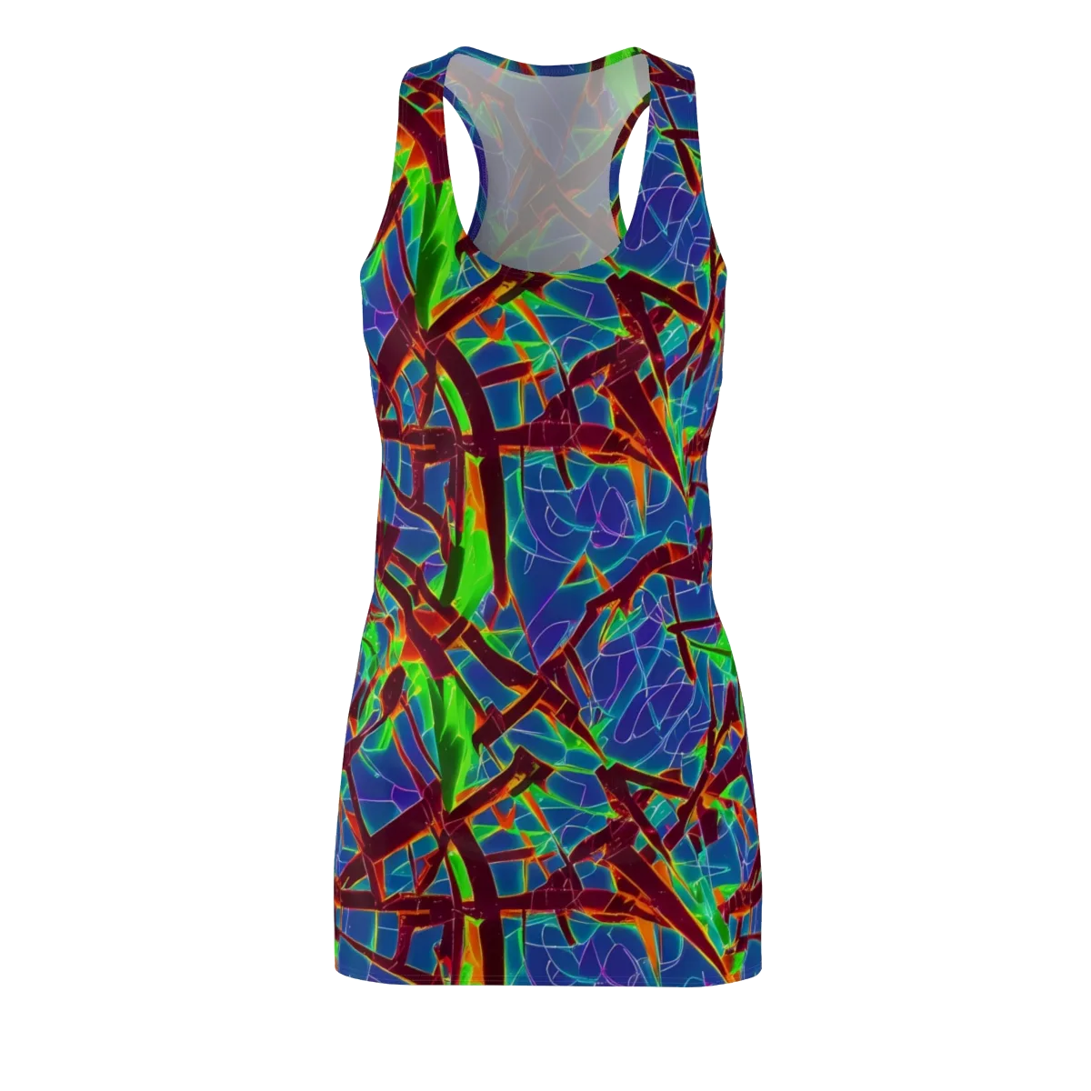 Luminous Crackle on Racerback Dress — Front