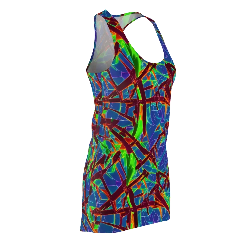 Luminous Crackle on Racerback Dress — Front Side