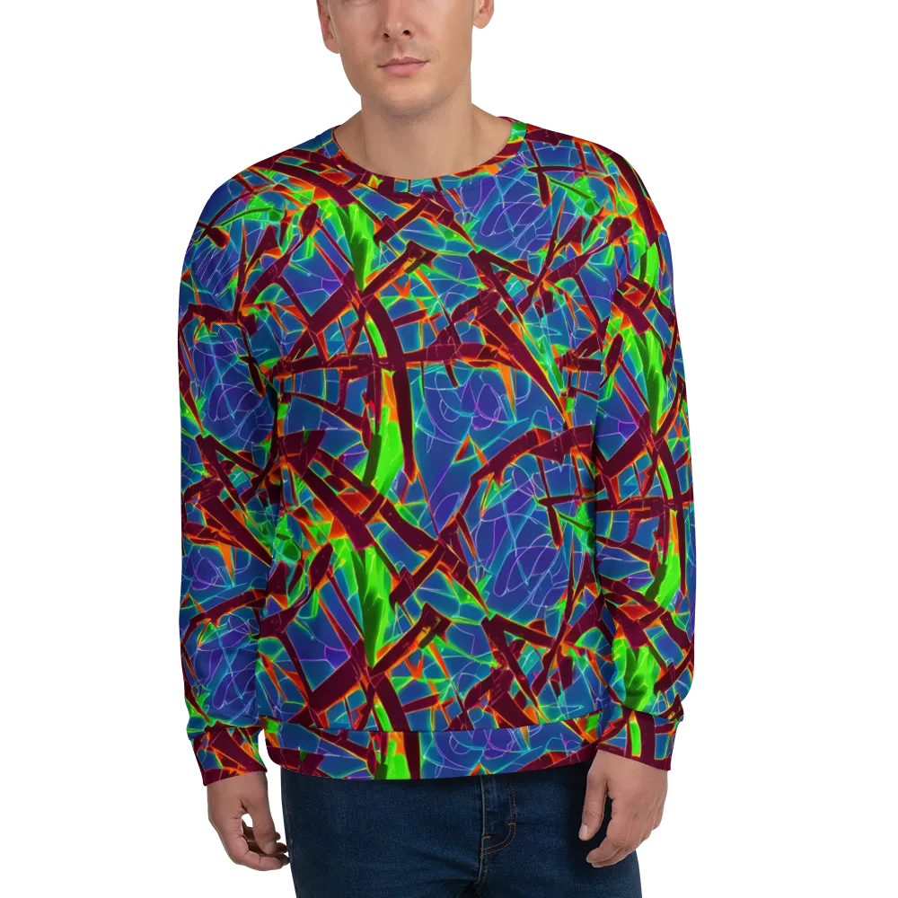 Luminous Crackle on Sweatshirt — Front