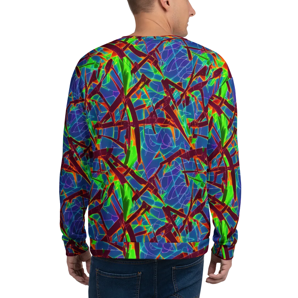Luminous Crackle on Sweatshirt — Back