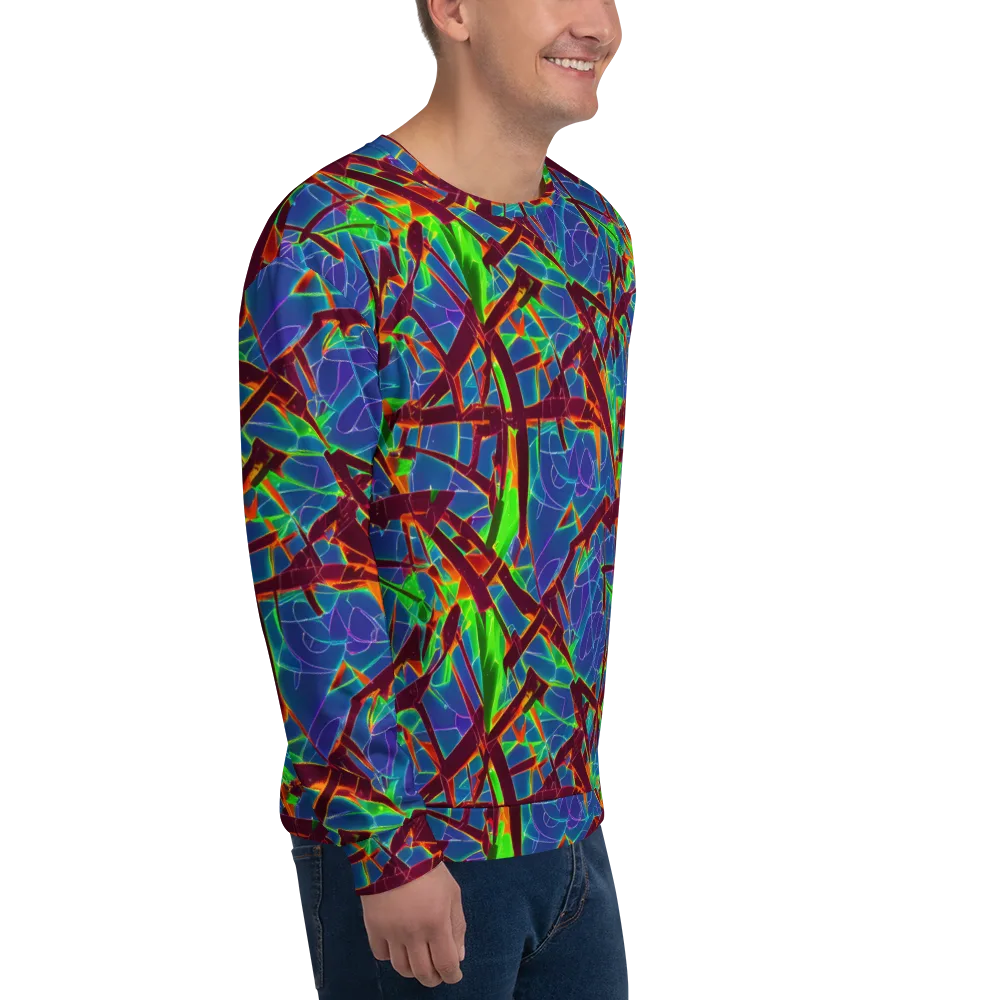 Luminous Crackle on Sweatshirt — Right Front