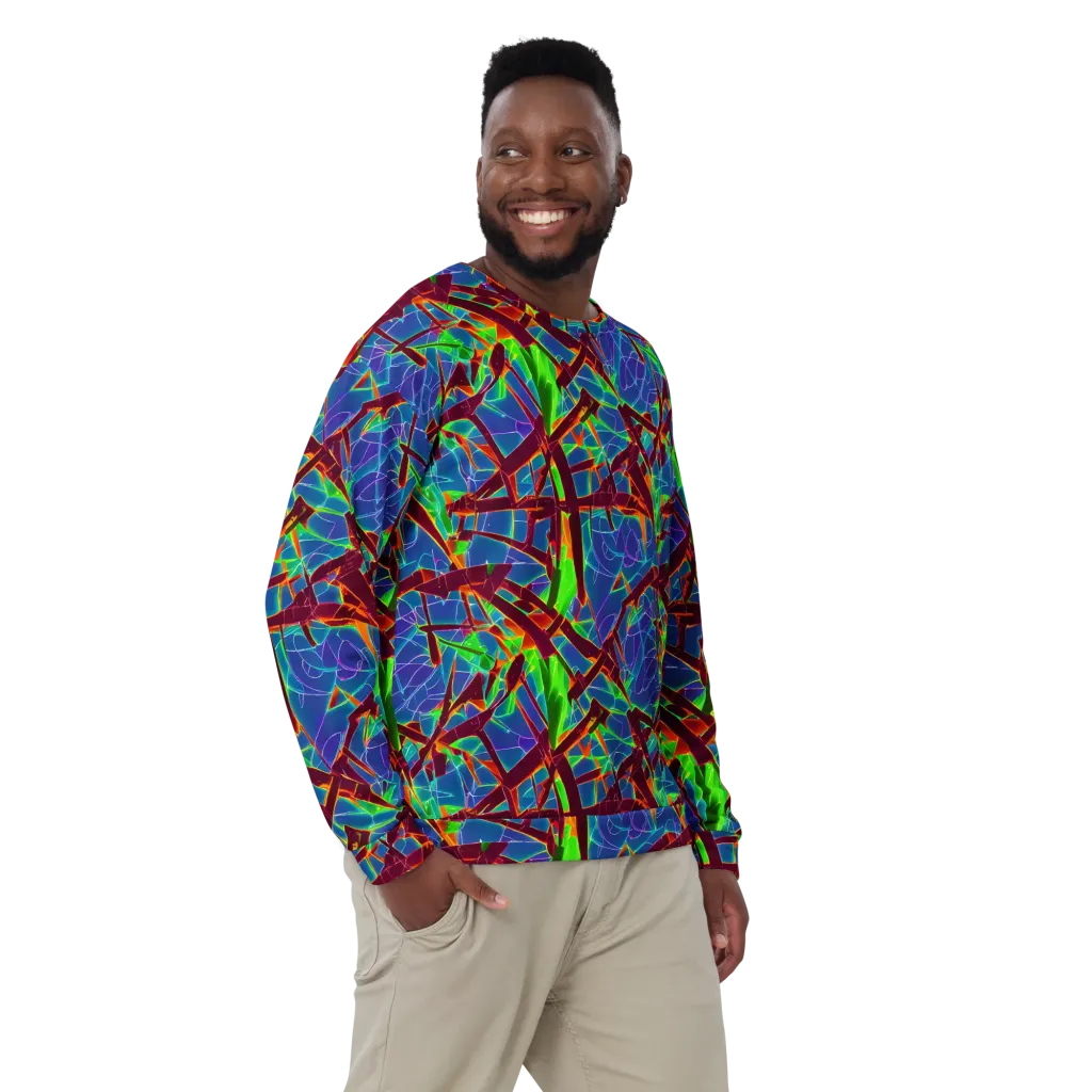Luminous Crackle on Sweatshirt — Front
