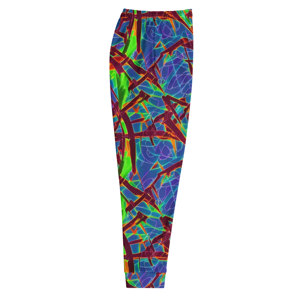 Luminous Crackle on Men's Joggers — Right