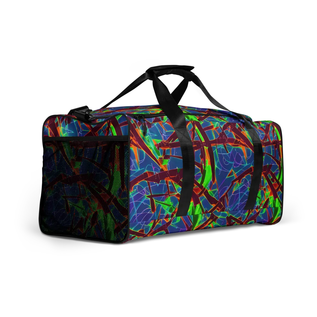 Luminous Crackle on Duffle Bag — Right Front