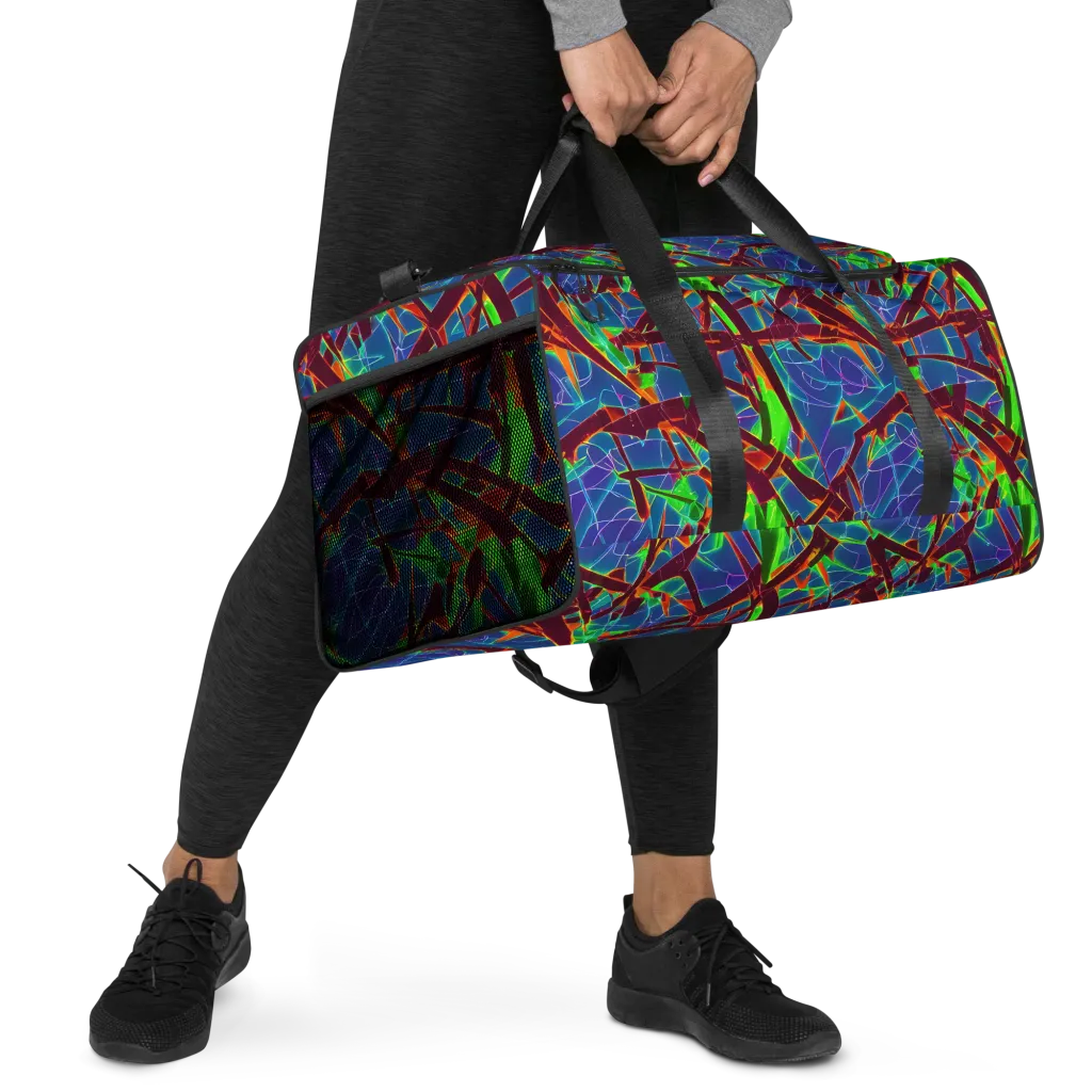 Luminous Crackle on Duffle Bag — Right Front