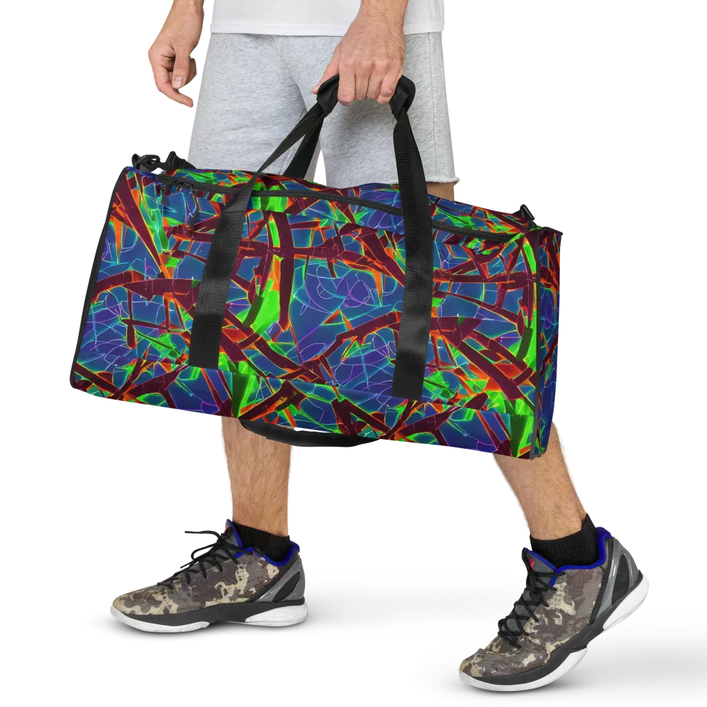 Luminous Crackle on Duffle Bag — Front