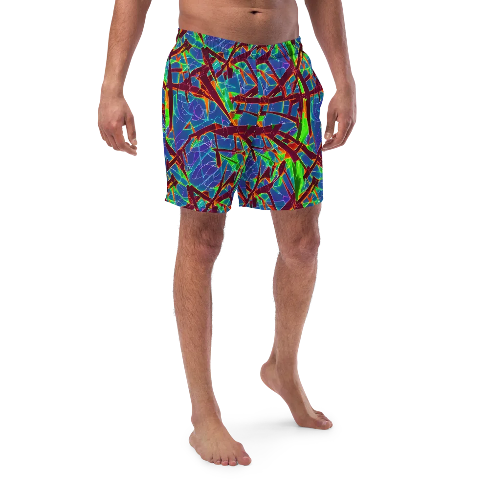 Luminous Crackle on Swim Trunks — Front