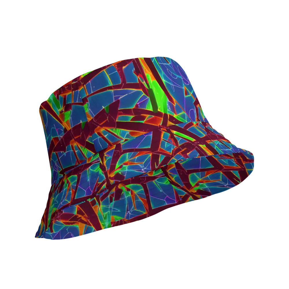 Luminous Crackle on Reversible Bucket Hat — Product details Outside