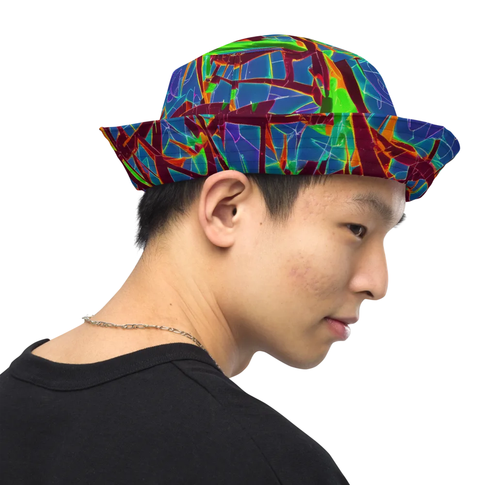 Luminous Crackle on Reversible Bucket Hat — Right Outside