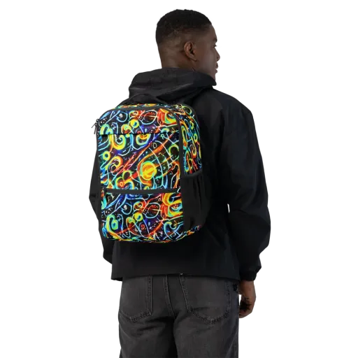 Starlit Scribble on a Utility Backpack