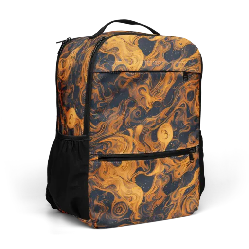 Burnished Orbit on a Utility Backpack