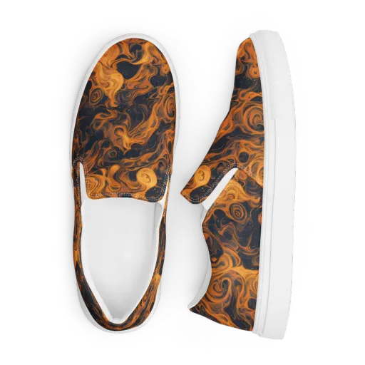 Burnished Orbit on a Men's Slip-On Canvas Shoes