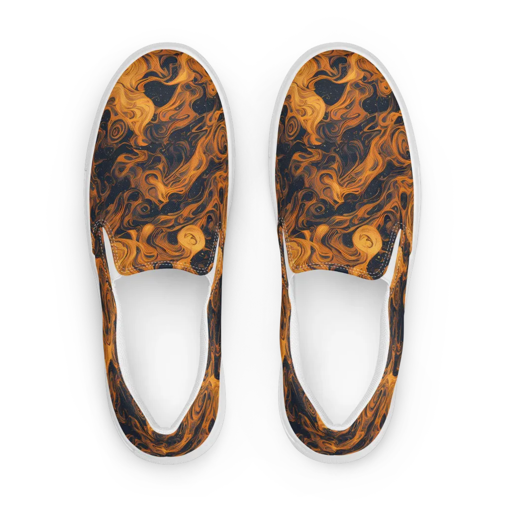 Burnished Orbit on Women's Slip-On Canvas Shoes — Front