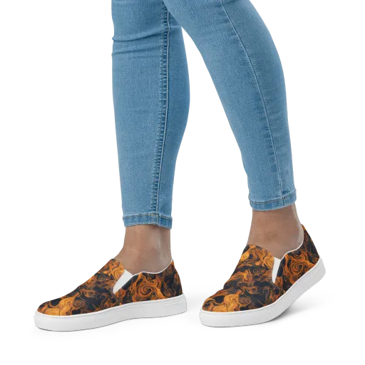 Burnished Orbit on a Women's Slip-On Canvas Shoes