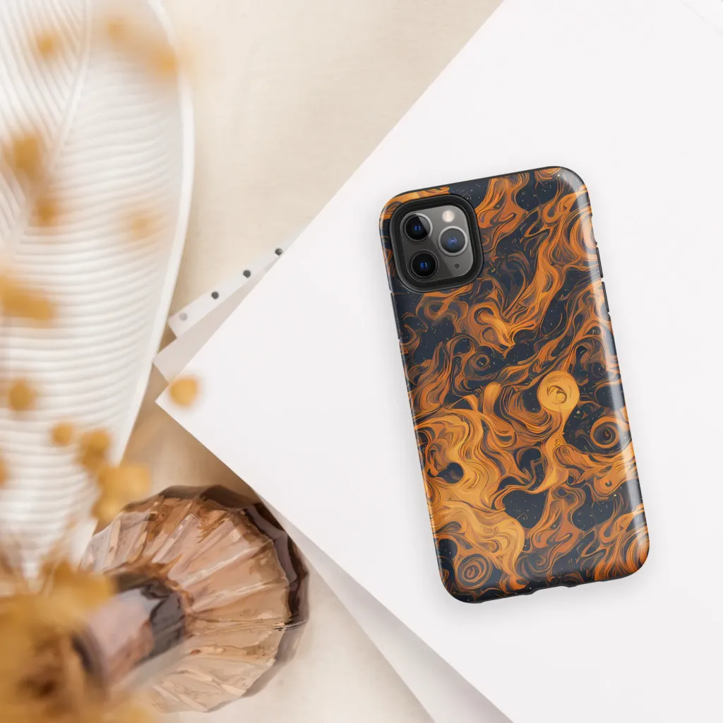 Burnished Orbit on Tough Case for iPhone® — Front