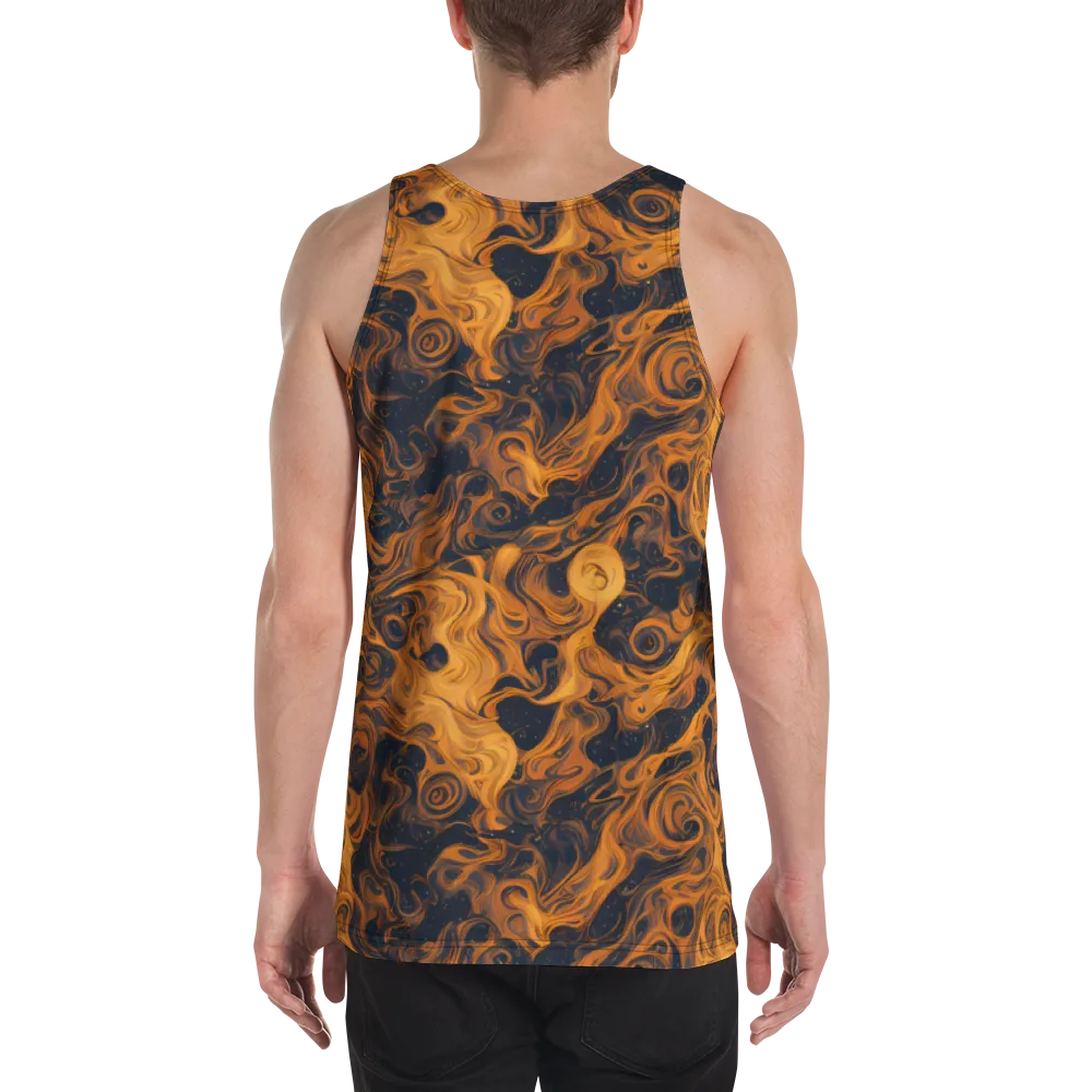 Burnished Orbit on Men's Tank Top — Back