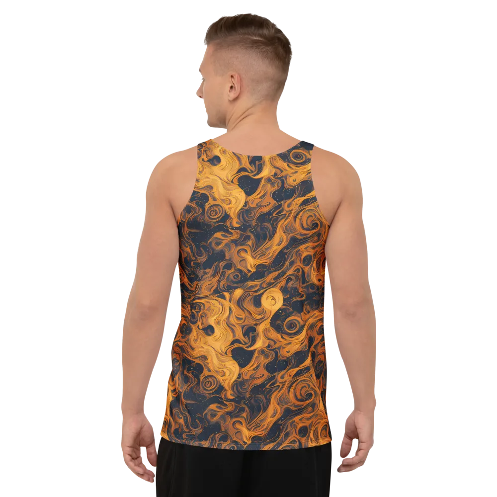 Burnished Orbit on Men's Tank Top — Back