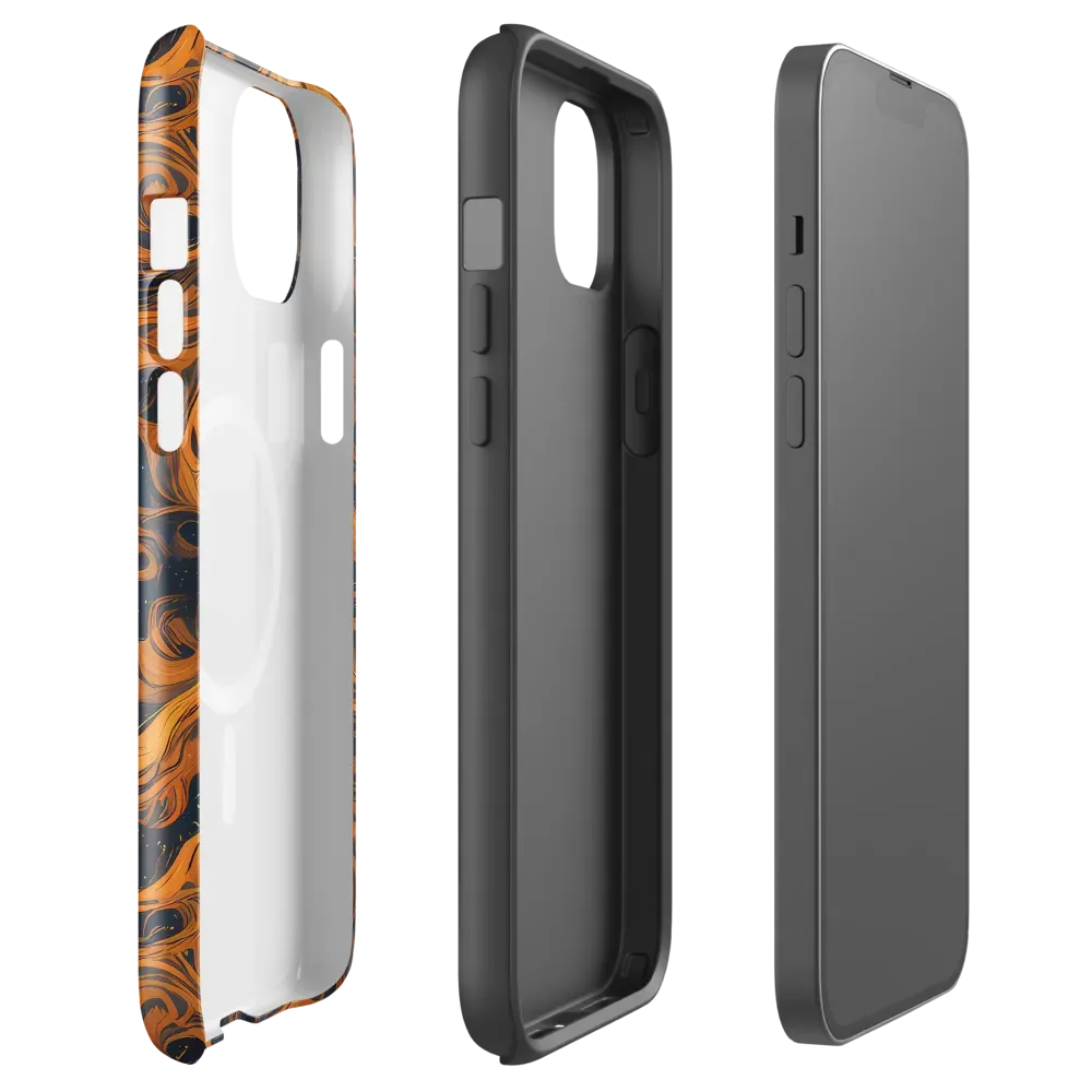 Burnished Orbit on MagSafe Tough Case for iPhone® — Front