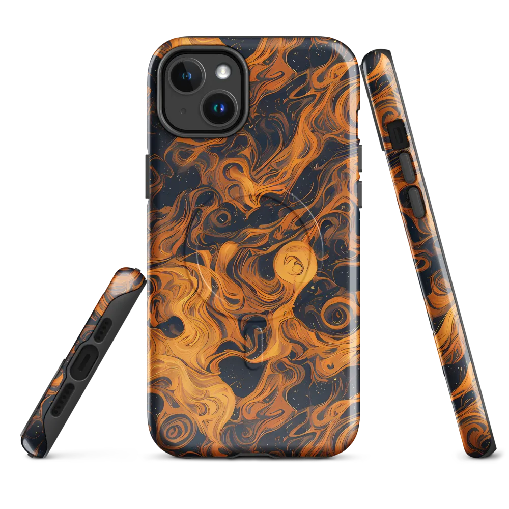 Burnished Orbit on MagSafe Tough Case for iPhone® — Front