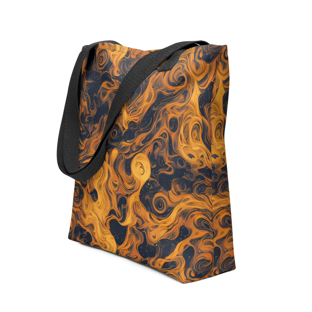 Burnished Orbit on Tote Bag — Front