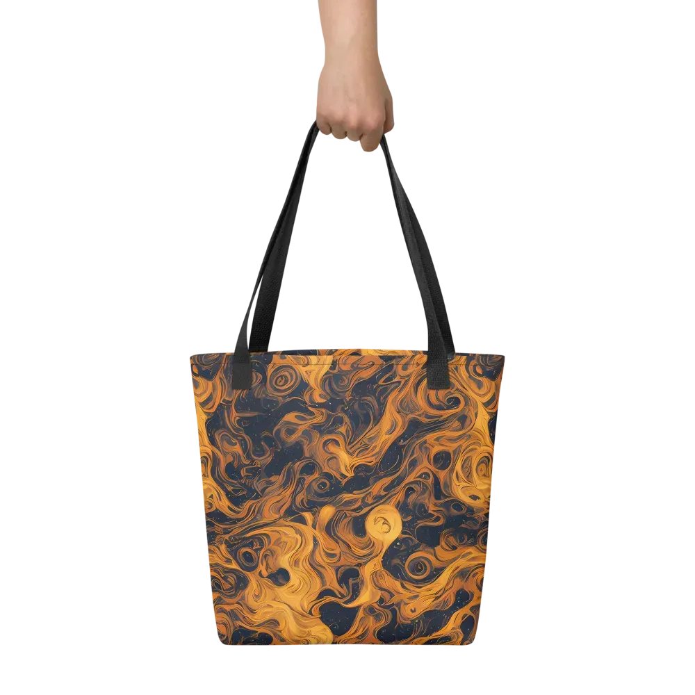 Burnished Orbit on Tote Bag — Front