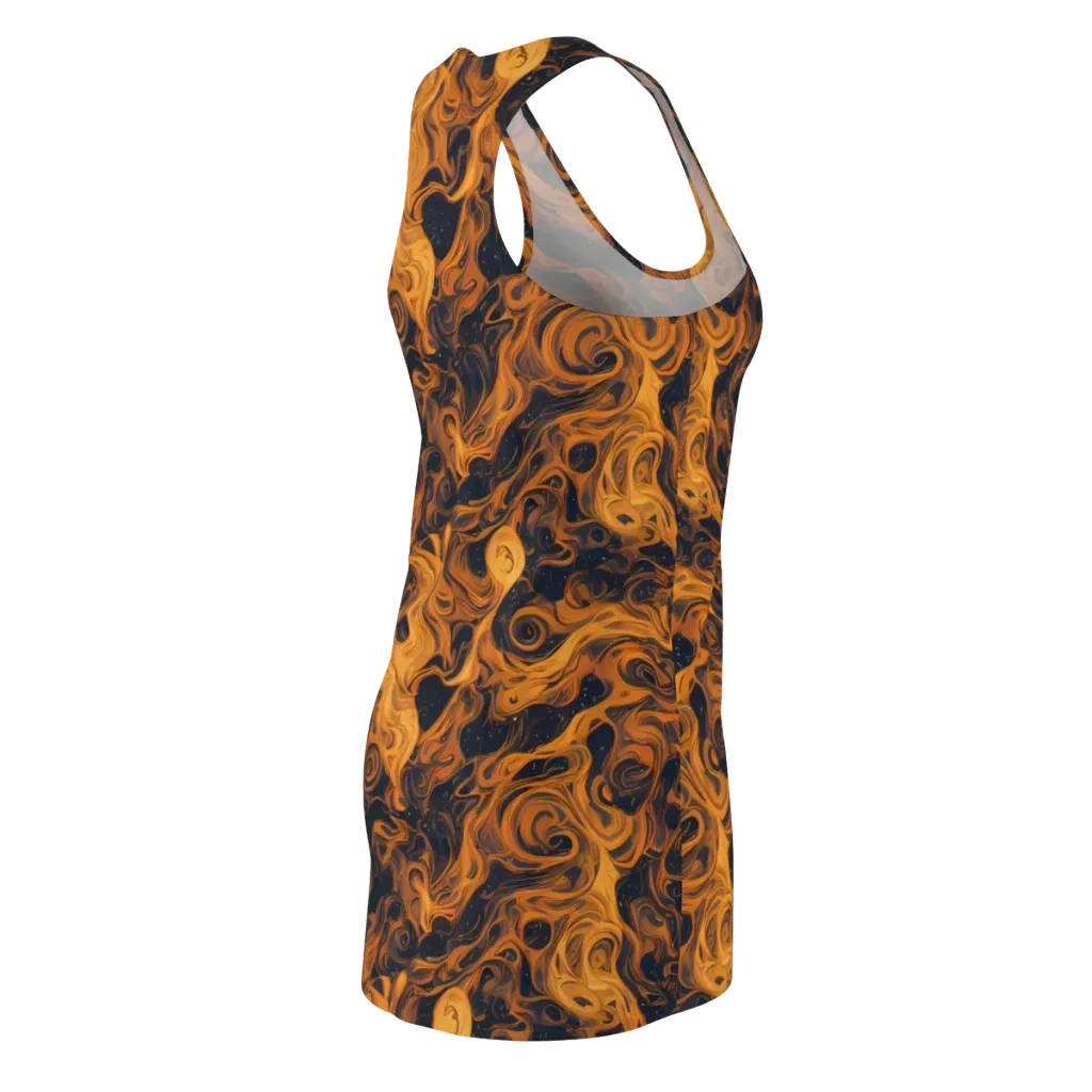 Burnished Orbit on Racerback Dress — Back Side