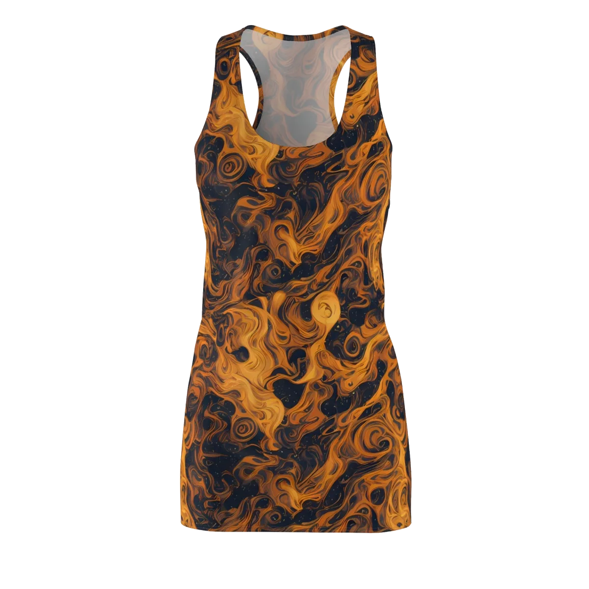 Burnished Orbit on Racerback Dress — Front