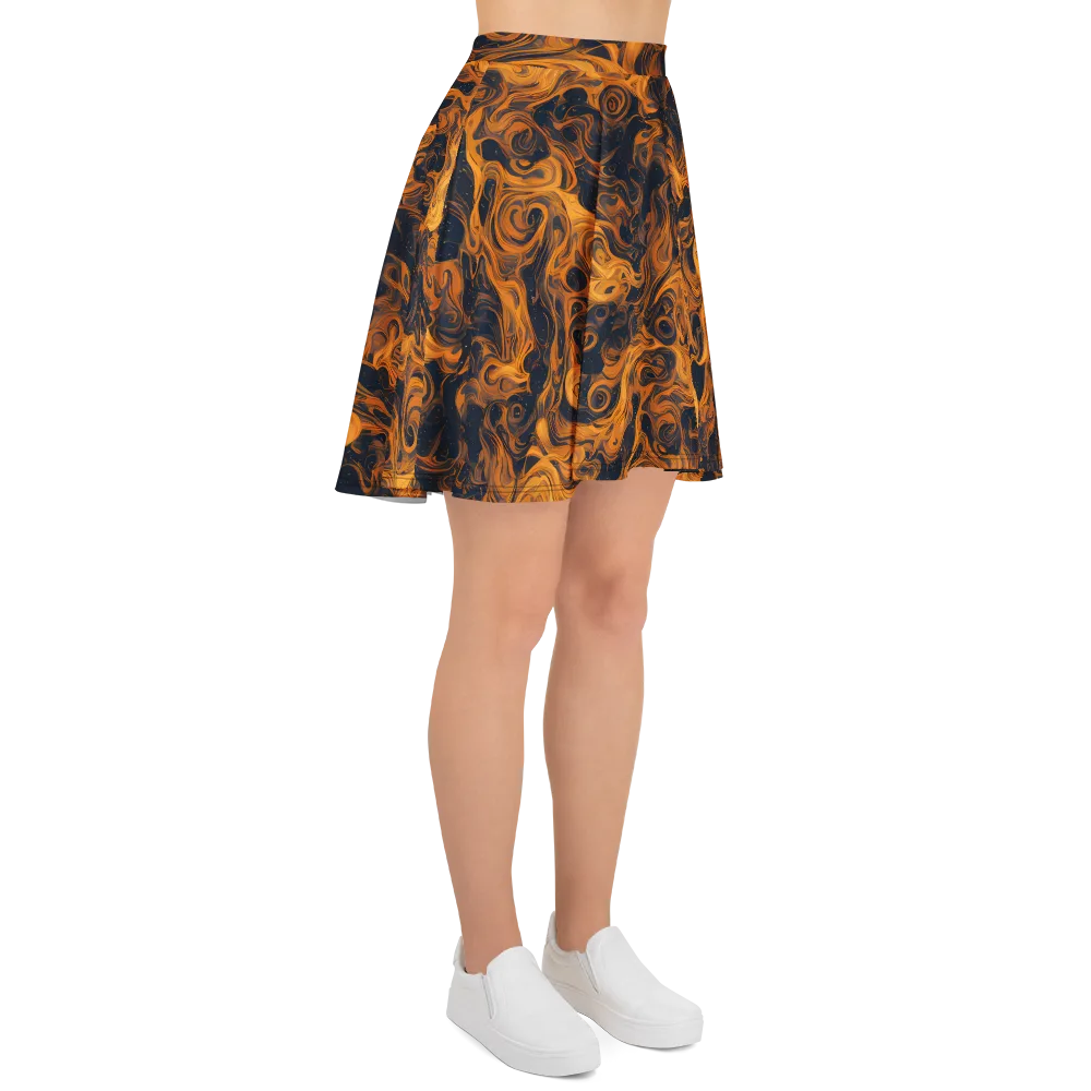 Burnished Orbit on Skater Skirt — Right