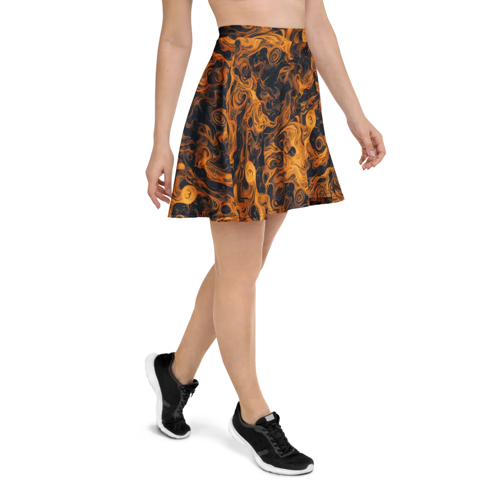 Burnished Orbit on Skater Skirt — Right