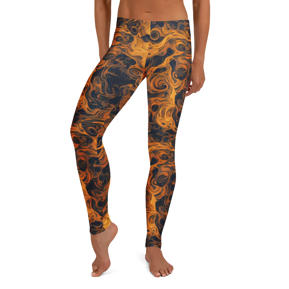 Burnished Orbit on Leggings — Front
