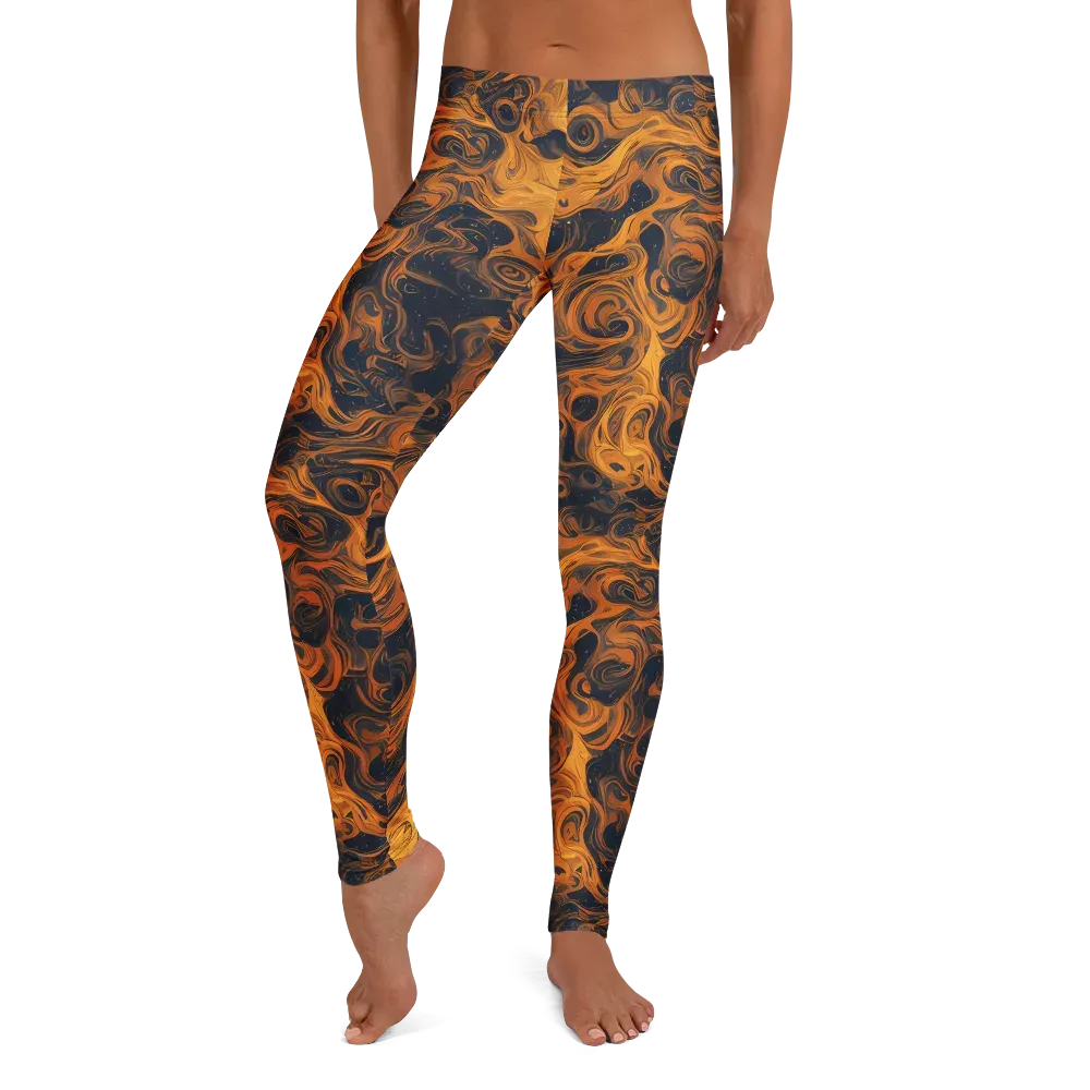 Burnished Orbit on Leggings — Front