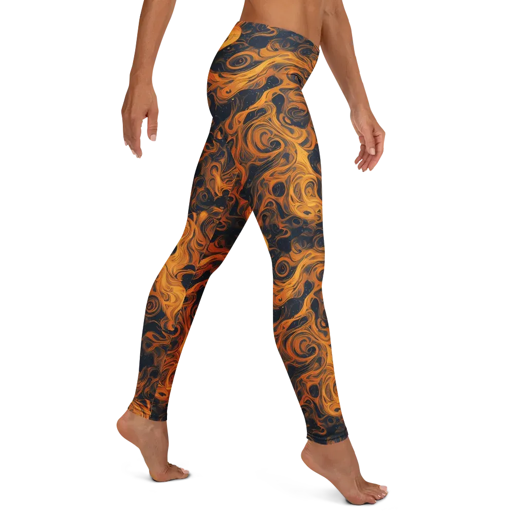 Burnished Orbit on Leggings — Right