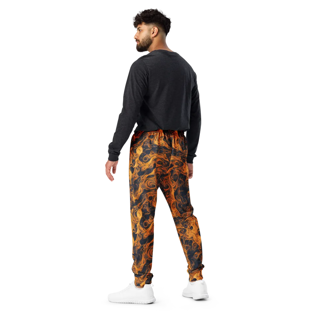 Burnished Orbit on Men's Joggers — Back