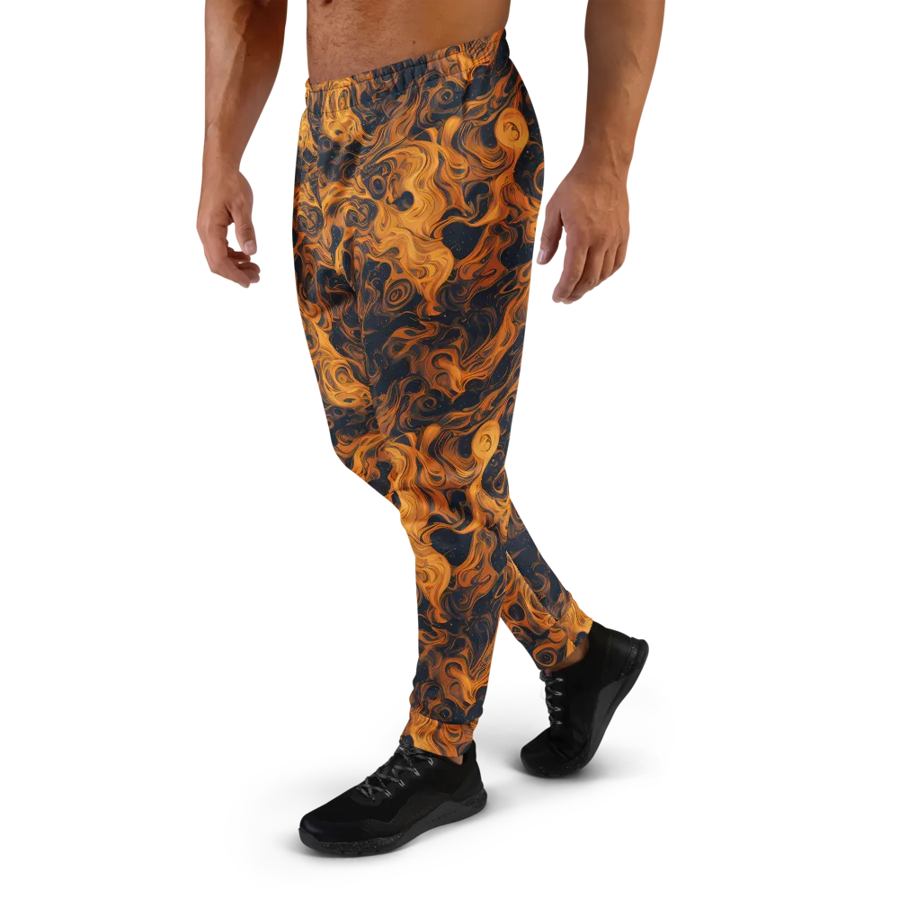 Burnished Orbit on Men's Joggers — Left