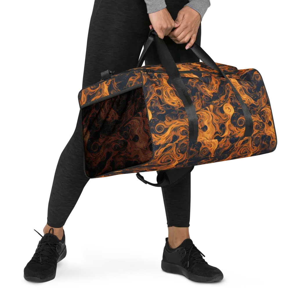 Burnished Orbit on Duffle Bag — Right Front