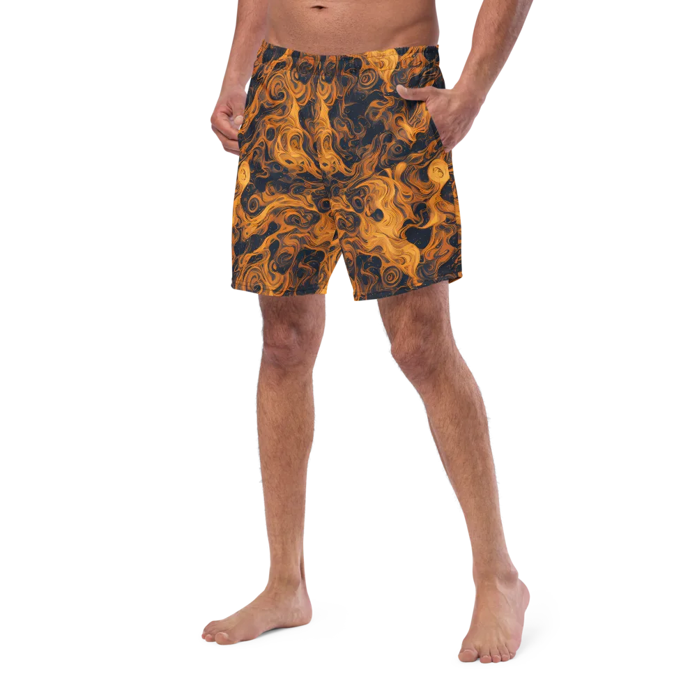 Burnished Orbit on Swim Trunks — Left Front