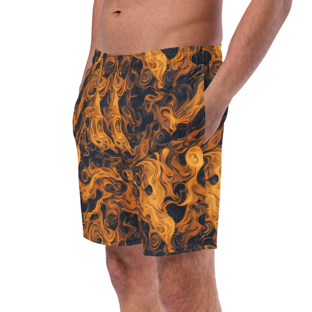 Burnished Orbit on Swim Trunks — Left Front