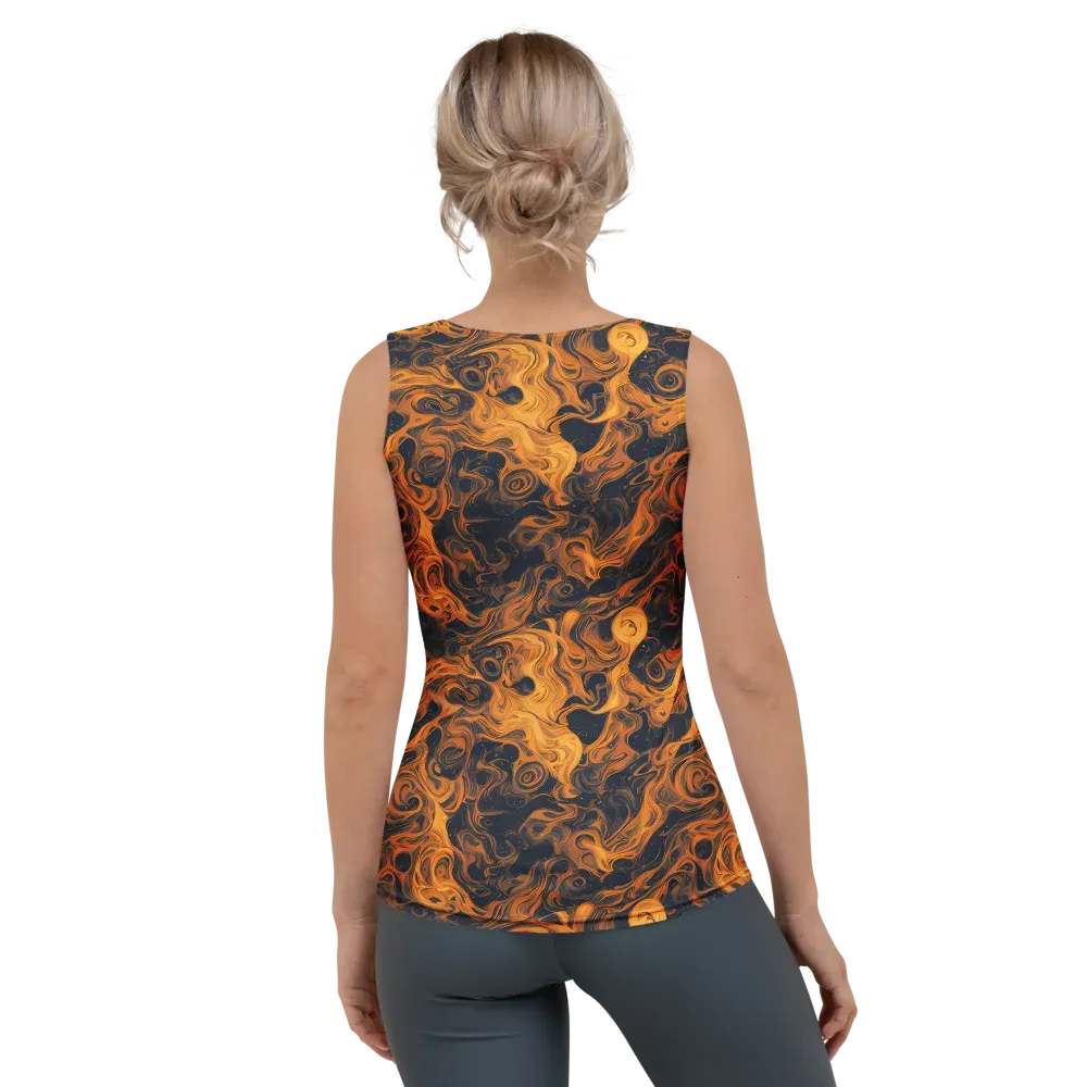 Burnished Orbit on Women's Tank Top — Back