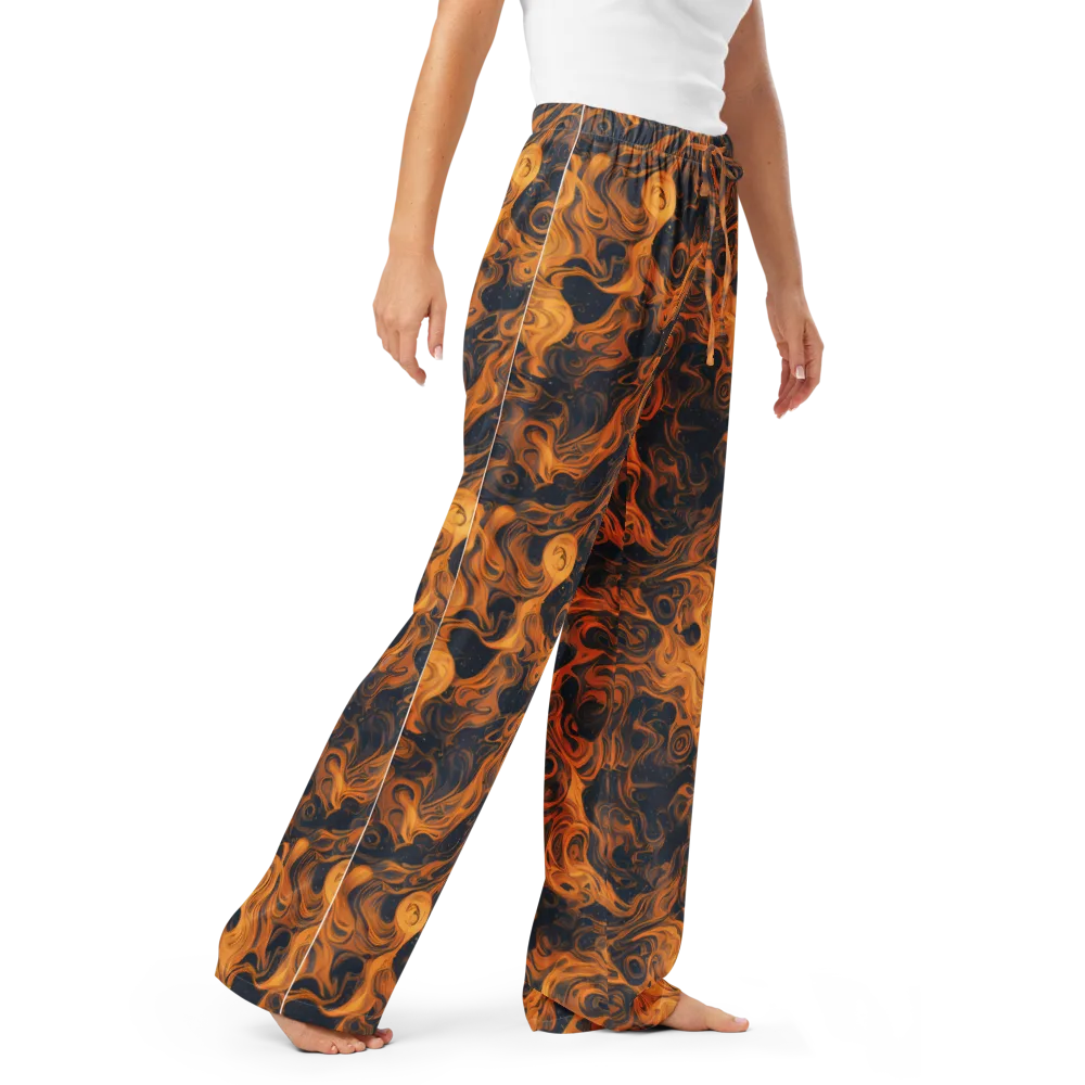 Burnished Orbit on Women's Pajama Pants — Right Front