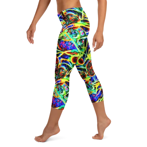 Luminous Overgrowth on a Capri Leggings