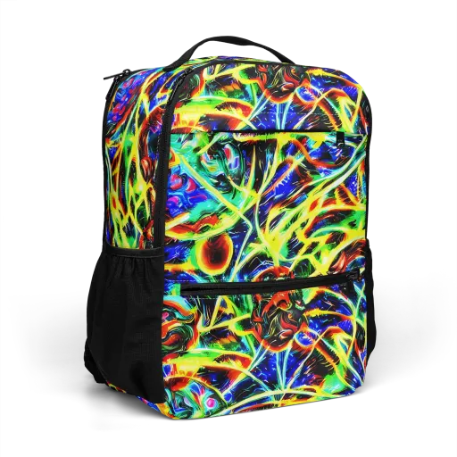 Luminous Overgrowth on a Utility Backpack