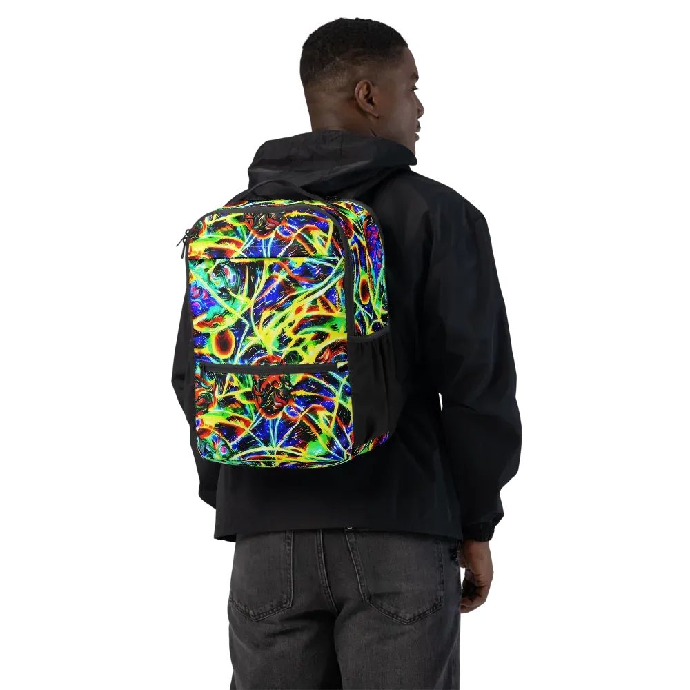 Luminous Overgrowth on Utility Backpack — Back