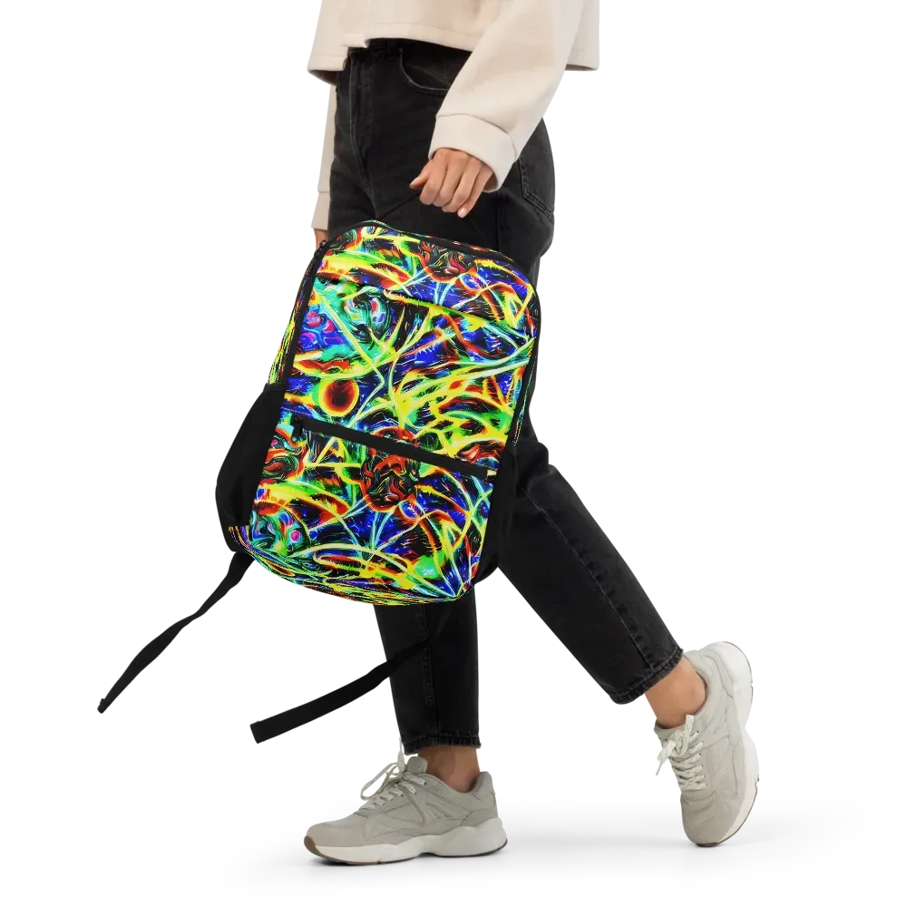 Luminous Overgrowth on Utility Backpack — Front