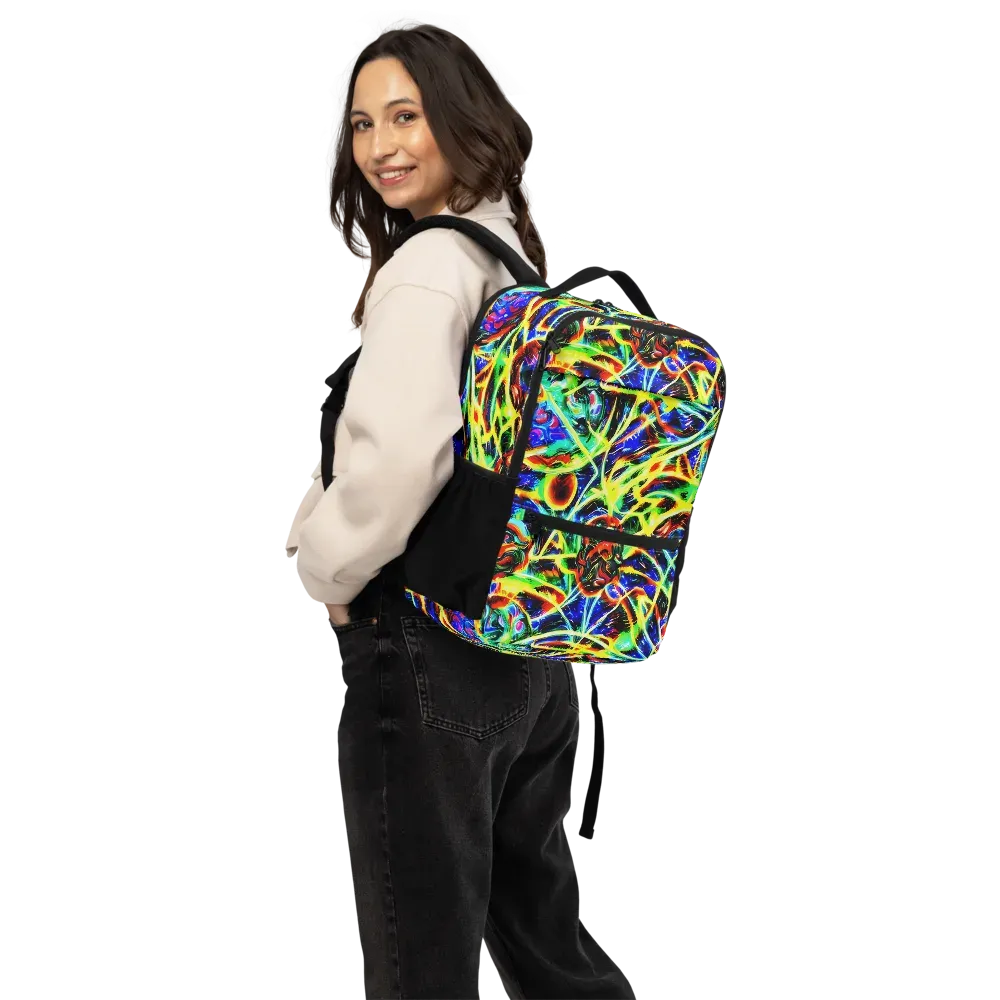 Luminous Overgrowth on Utility Backpack — Back