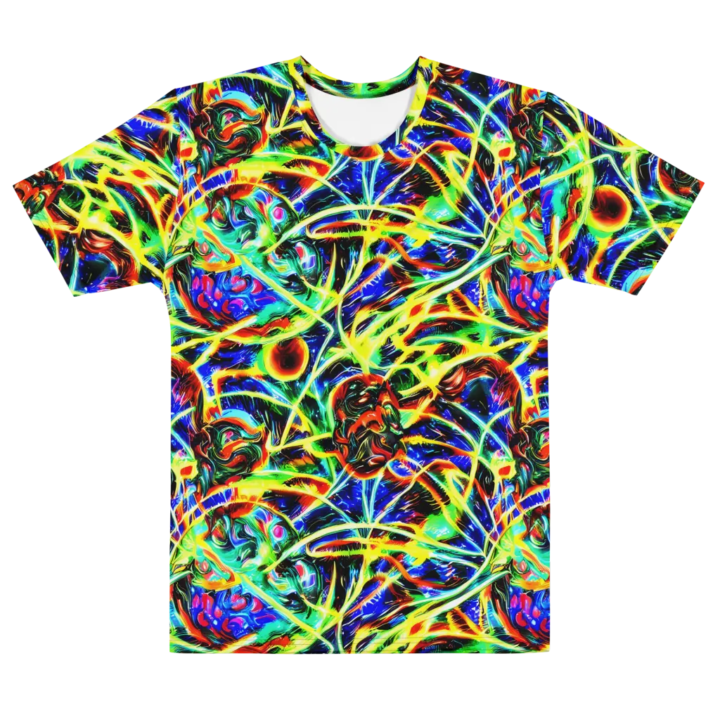 Luminous Overgrowth on Men's Cotton Crew Neck T-Shirt — Front