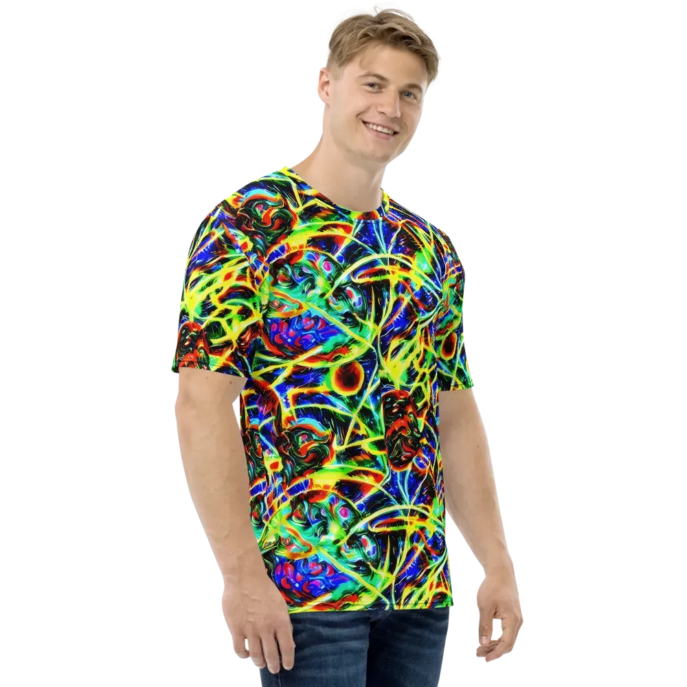 Luminous Overgrowth on Men's Crew Neck T-Shirt — Right