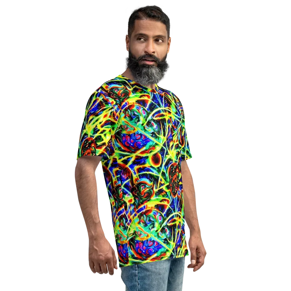 Luminous Overgrowth on Men's Crew Neck T-Shirt — Right