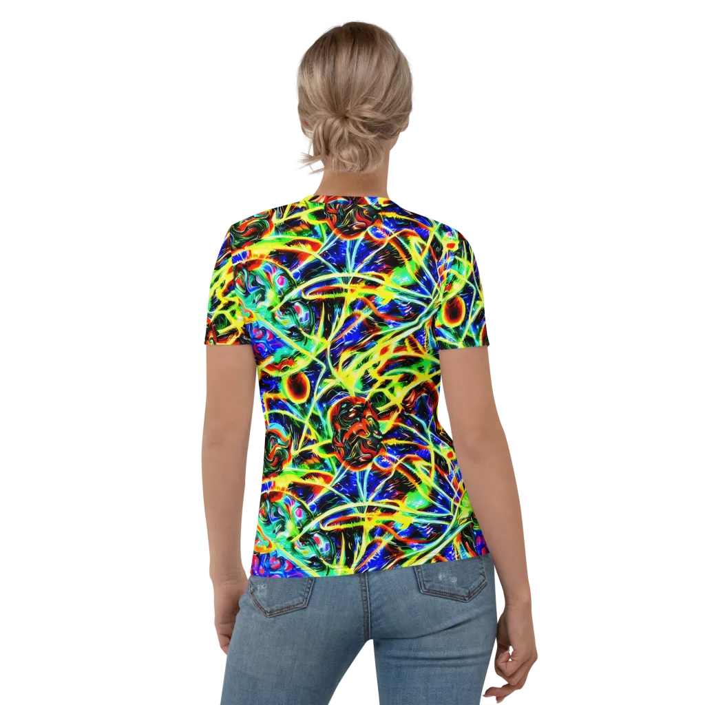 Luminous Overgrowth on Women's Crew Neck T-Shirt — Back
