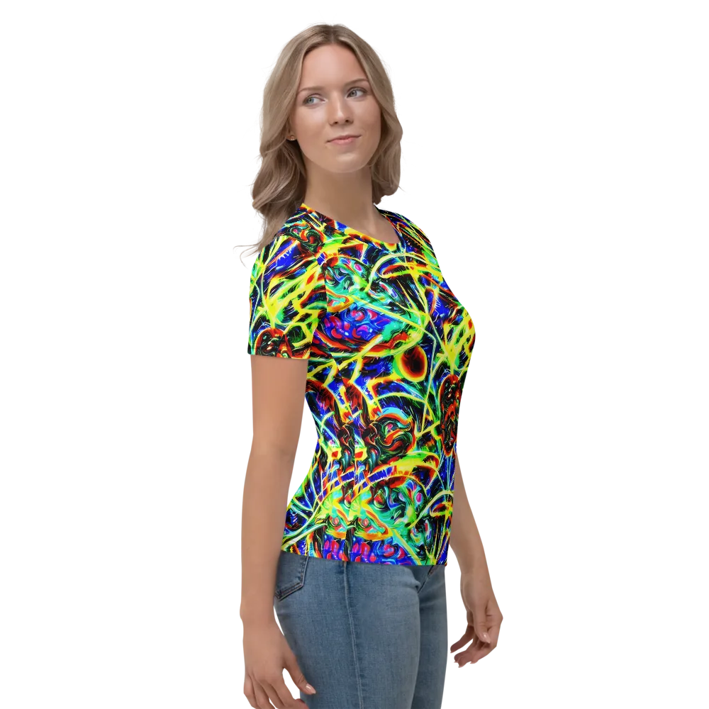 Luminous Overgrowth on Women's Crew Neck T-Shirt — Right