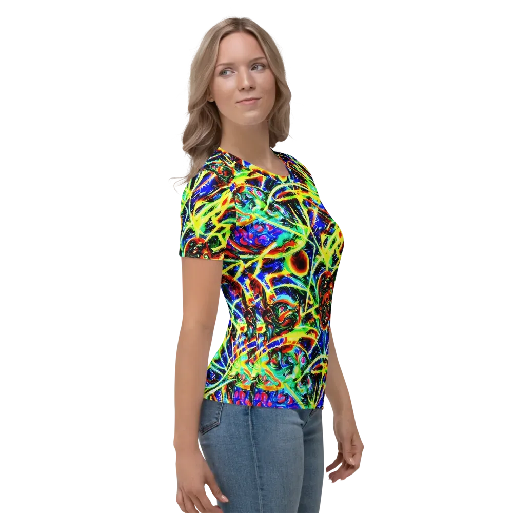 Luminous Overgrowth on Women's Crew Neck T-Shirt — Right